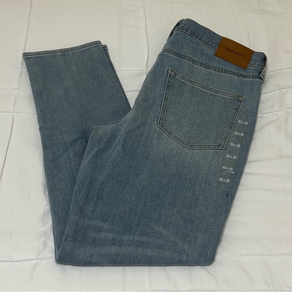 Express Men’s Light Blue Jeans - Athletic Slim Fit (NWT)